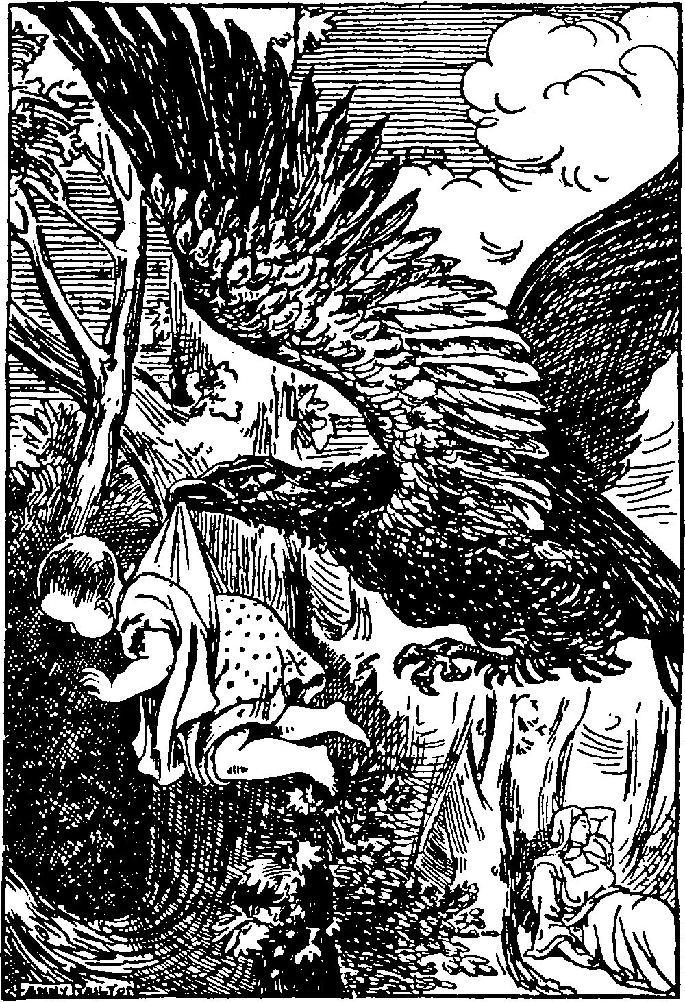 From Le géant aux cheveux d’or (Larousse)
