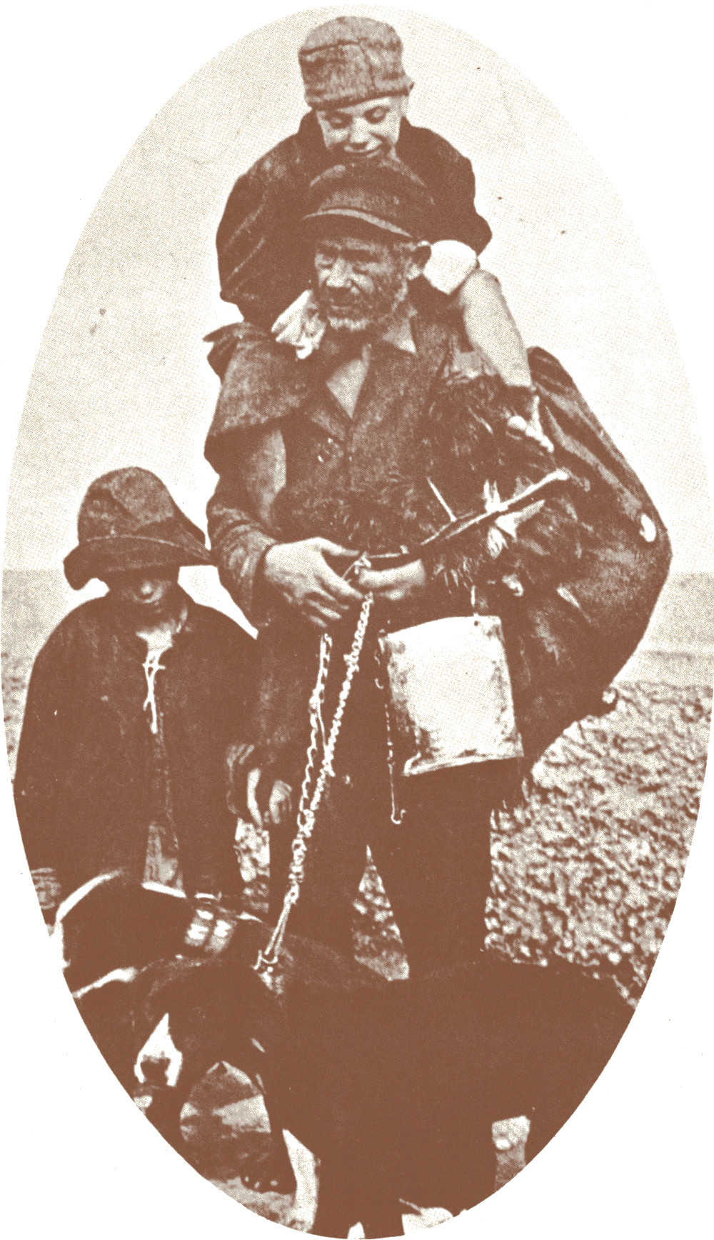 With Vitalis and the dog Capi (Photo: Negrepont)